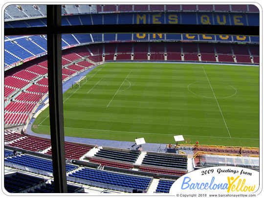 Camp Nou stadium stands